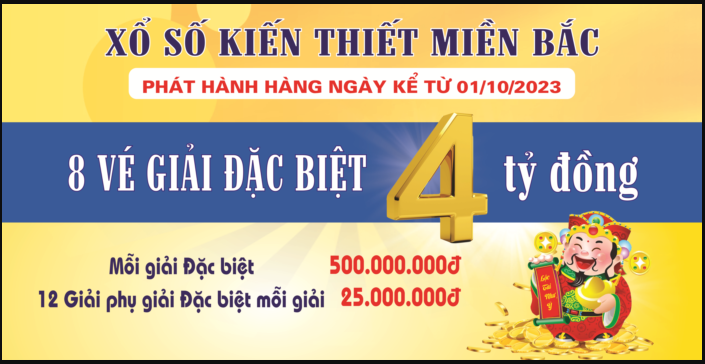 Cập nhật mới nhất: Thay đổi cơ cấu giải thưởng Xổ số miền Bắc từ 1/10